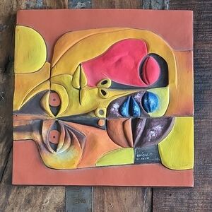 Abstract Art Piece with Vibrant Colors